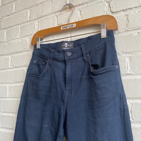 7 FOR ALL MANKIND LUXE SPORT men's slimmy blue jeans 9020 - Picture 5 of 5